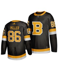 Men's Boston Bruins #86 Kevan Miller Black Alternate 2019 Stitched NHL Jersey