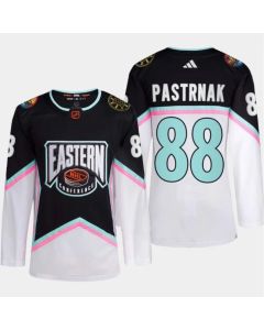 Men's Boston Bruins #88 David Pastrnak Black/White 2023 All-star Stitched Jersey