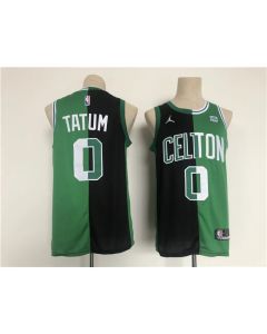 Men's Boston Celtics #0 Jayson Tatum 2022 Green/Black Stitched Jersey