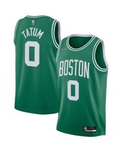 Men's Boston Celtics #0 Jayson Tatum 75th Anniversary 2021 Green Stitched Basketball Jersey (Green)