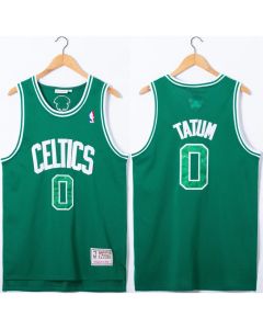 Men's Boston Celtics #0 Jayson Tatum Green Stitched Jersey (Green)