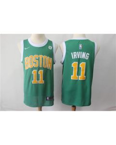 Men's Boston Celtics #11 Kyrie Irving Green 2018/19 Earned Edition Swingman Stitched NBA Jersey