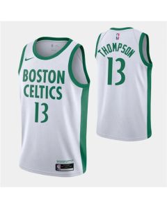 Men's Boston Celtics #13 Tristan Thompson 2020-21 White City Edition Swingman Stitched NBA Jersey