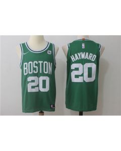 Men's Boston Celtics #20 Gordon Hayward Green Stitched NBA Jersey
