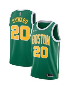 Men's Boston Celtics #20 Gordon Hayward Green Swingman Stitched Jersey