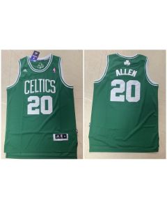 Men's Boston Celtics #20 Ray Allen Green Throwback Stitched Jersey