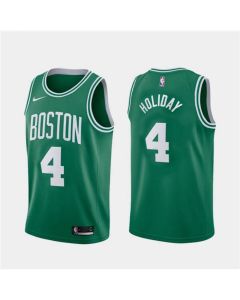 Men's Boston Celtics #4 Jrue Holiday Green 2023 Icon Edition Stitched Basketball Jersey (Green)