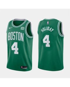 Men's Boston Celtics #4 Jrue Holiday Green 2023 Icon Edition Stitched Basketball Jersey