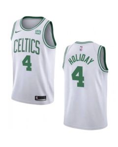 Men's Boston Celtics #4 Jrue Holiday White 2023 Association Edition Stitched Basketball Jersey