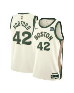 Men's Boston Celtics #42 Al Horford White 2023/24 City Edition Stitched Basketball Jersey