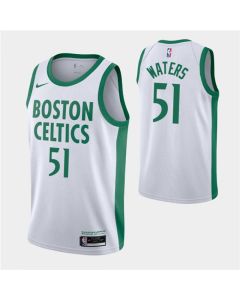 Men's Boston Celtics #51 Tremont Waters 2020-21 White City Edition Swingman Stitched NBA Jersey