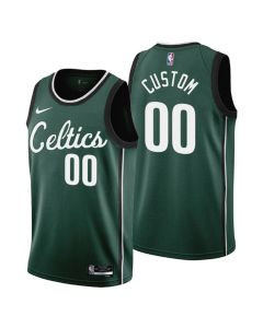 Men's Boston Celtics Active Player Custom 2022/23 Green City Edition Stitched Basketball Jersey