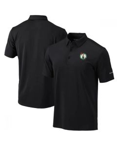 Men's Boston Celtics Antigua Black Legacy Pique Polo