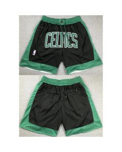 Men's Boston Celtics Black Shorts (Run Small)