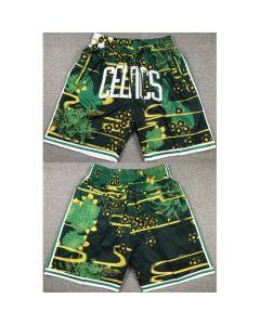 Men's Boston Celtics Green/Black Shorts (Run Small)