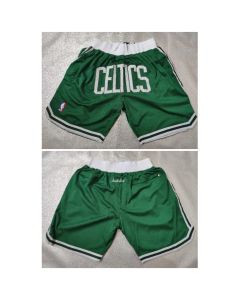 Men's Boston Celtics Green Shorts (Run Small) (Green)
