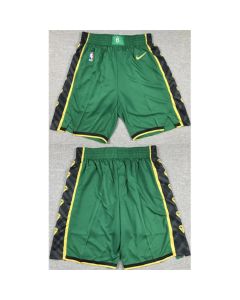 Men's Boston Celtics Green Shorts (Run Small) (Style 5)