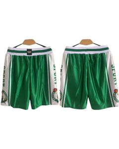 Men's Boston Celtics Green Shorts (Run Small) (Style 6)