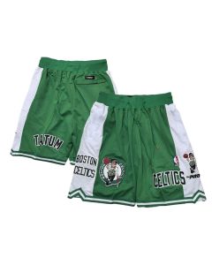 Men's Boston Celtics Green Shorts (Style 2)