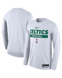 Men's Boston Celtics White 2022/23 Legend On-Court Practice Performance Long Sleeve T-Shirt