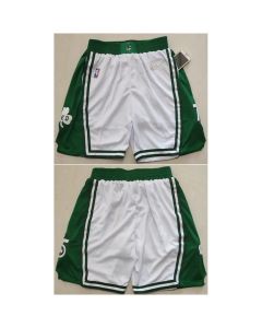 Men's Boston Celtics White 75th Anniversary Shorts (Run Small)