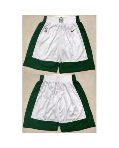 Men's Boston Celtics White/Green Shorts (Run Small)