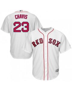 Men's Boston Red Sox #23 Michael Chavis White 2019 Gold Program Cool Base Stitched MLB Jersey