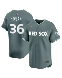 Men's Boston Red Sox #36 Triston Casas Green 2025 City Connect Limited Player Jersey (City Connect)