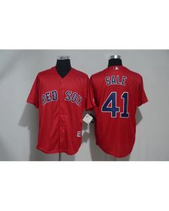 Men's Boston Red Sox #41 Chris Sale Red Cool Base Stitched MLB Jersey