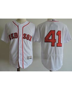 Men's Boston Red Sox #41 Chris Sale White Cool Base Stitched MLB Jersey