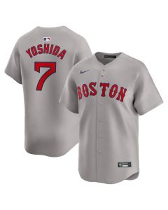 Men's Boston Red Sox #7 Masataka Yoshida Gray Away Limited Player Jersey