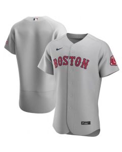 Men's Boston Red Sox Blank Grey Flex Base Stitched Jersey