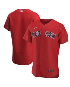 Men's Boston Red Sox Blank Red Flex Base Stitched Jersey