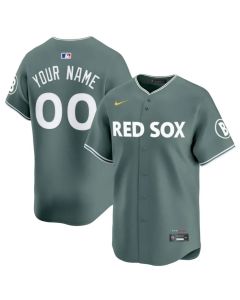 Men's Boston Red Sox Custom Green 2025 City Connect Elite Player Jersey (2025)