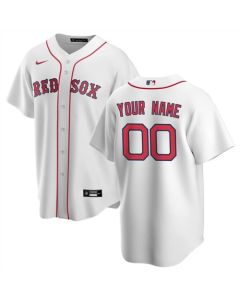 Men's Boston Red Sox Customized Stitched MLB Jersey (Red)