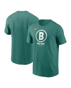 Men's Boston Red Sox Green 2025 City Connect Logo T-Shirt (Red Green)