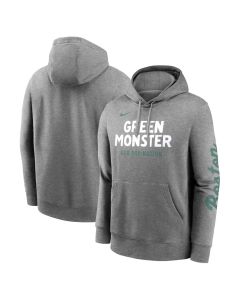 Men's Boston Red Sox Heather Charcoal 2025 City Connect French Terry Club Fleece Pullover Hoodie