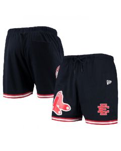 Men's Boston Red Sox Navy Mesh Shorts 001