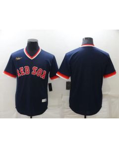 Men's Boston Red Sox Navy Stitched Baseball Jersey