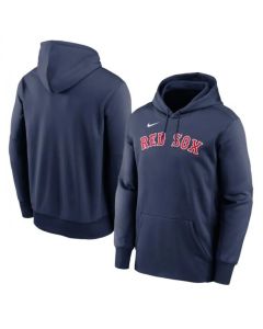 Men's Boston Red Sox Wordmark Therma Performance Pullover Hoodie