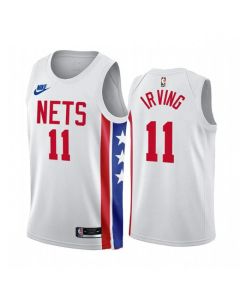 Men's Brooklyn Nets #11 Kyrie Irving 2022/23 White Classic Edition Stitched Basketball Jersey