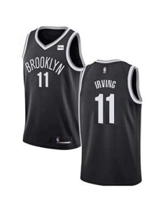 Men's Brooklyn Nets #11 Kyrie Irving Black Stitched NBA Jersey