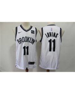 Men's Brooklyn Nets #11 Kyrie Irving White Stitched NBA Jersey