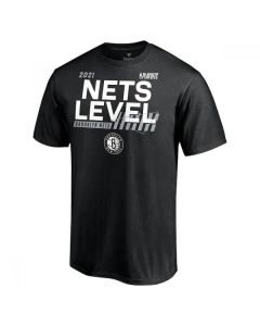 Men's Brooklyn Nets 2021 Black Playoff Bound Dunk T-Shirt