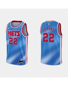 Men's Brooklyn Nets #22 Caris LeVert 2020-2021 Blue Dri-FIT Hardwood Classic Stitched NBA Jersey