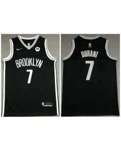 Men's Brooklyn Nets #7 Kevin Durant 2020 Black Stitched Jersey