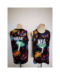 Men's Brooklyn Nets #7 Kevin Durant 2021 Black Stitched Basketball Jersey