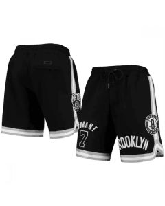 Men's Brooklyn Nets #7 Kevin Durant Black Shorts