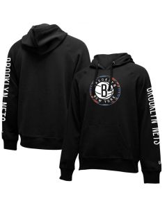 Men's Brooklyn Nets Black City Edition Club Pullover Hoodie