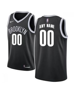 Men's Brooklyn Nets Black Custom Jersey